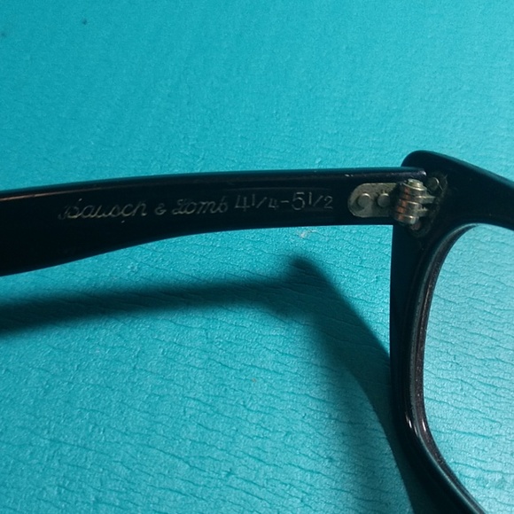 Vintage Cat Eye Bausch and Lomb Black Frames - Picture 6 of 7